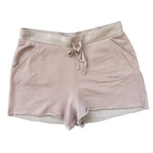 Intimately Free People Pale Dusty Pink Fleece Kelly Sweat Shorts Size Medium